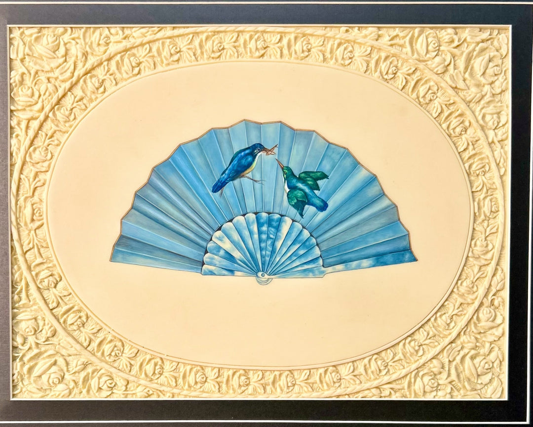 Ivory Fan painting 2