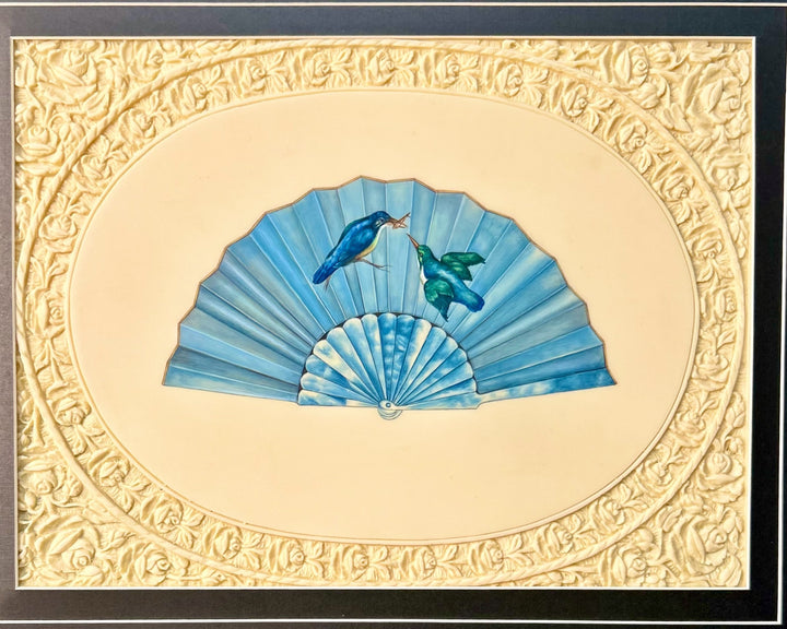 Ivory Fan painting 2