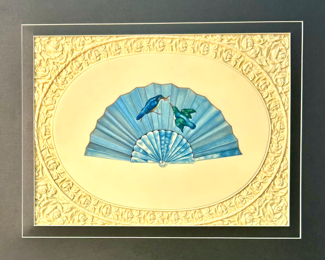 Ivory Fan painting 2