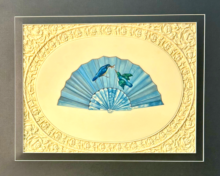 Ivory Fan painting 2