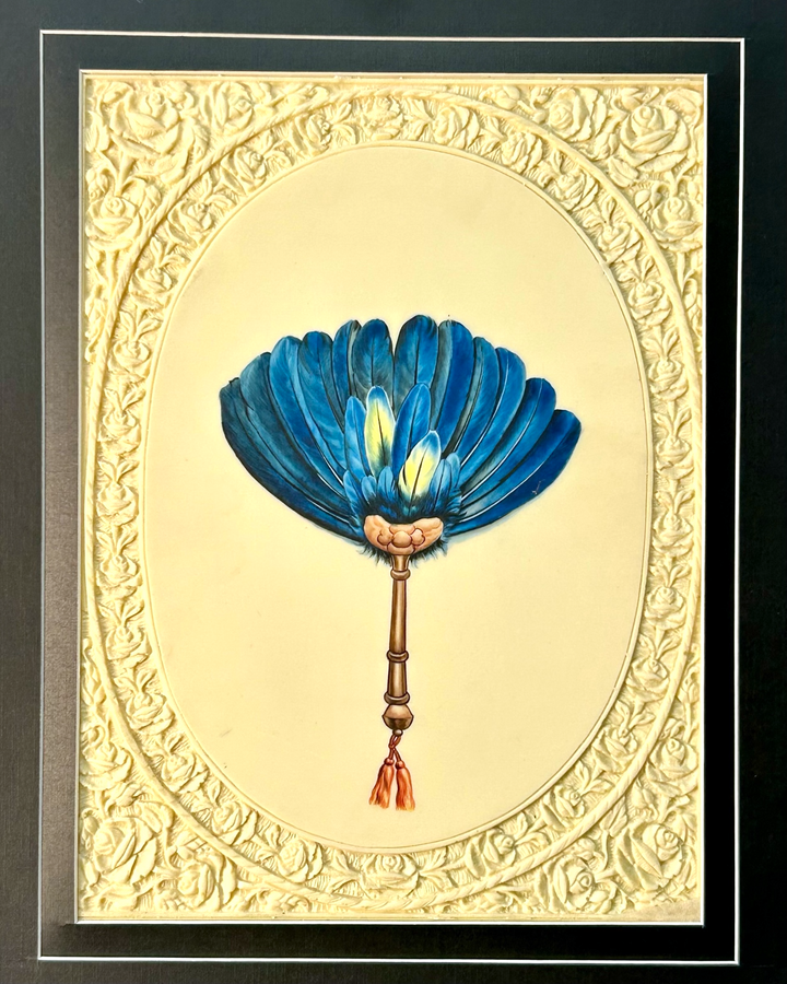 Ivory Fan Painting 1