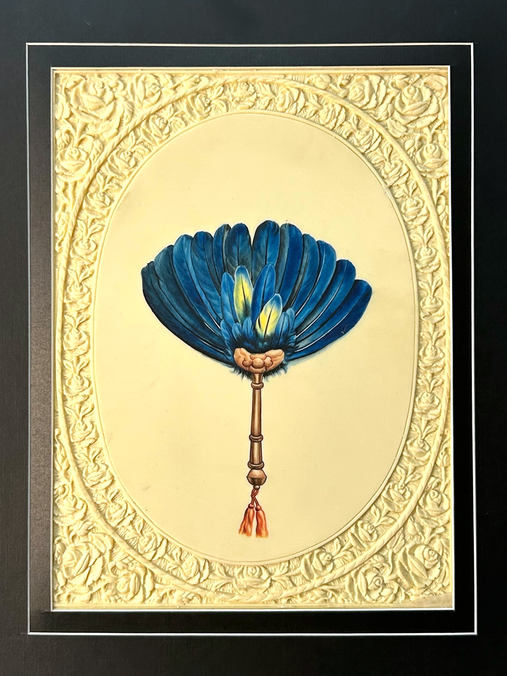 Ivory Fan Painting 1