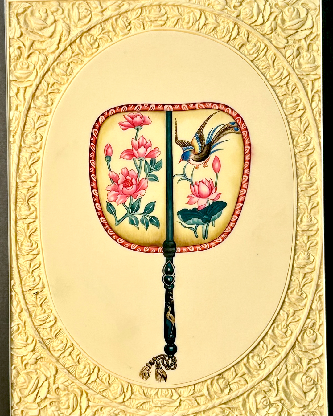 Ivory Fan painting 4