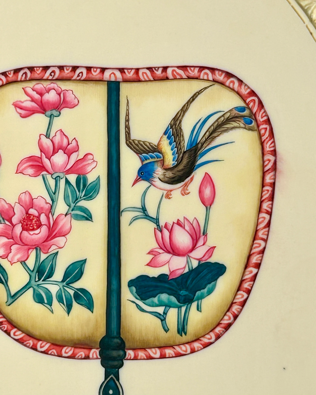Ivory Fan painting 4