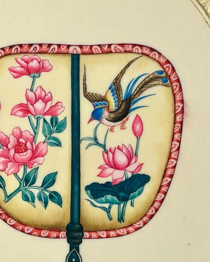 Ivory Fan painting 4
