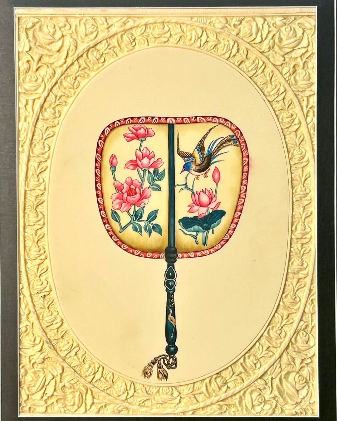 Ivory Fan painting 4