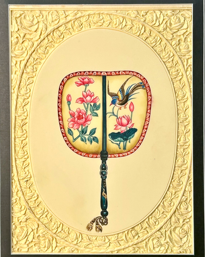Ivory Fan painting 4