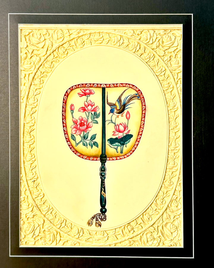 Ivory Fan painting 4