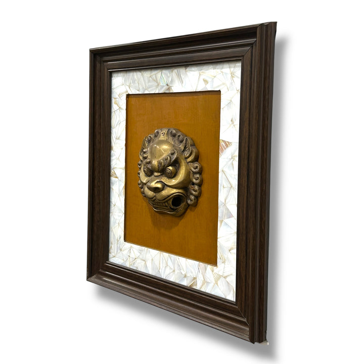 Brass Yali Wall Art