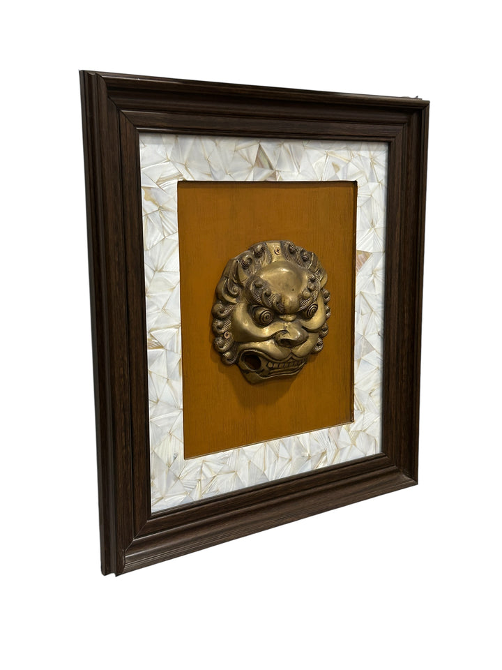 Brass Yali Wall Art