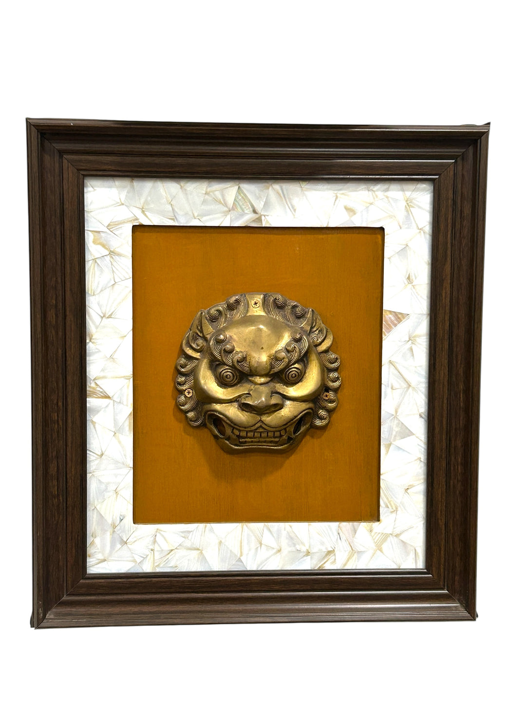 Brass Yali Wall Art