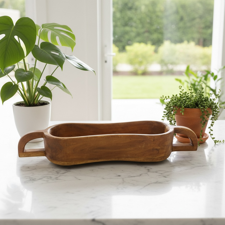 Sara Majestic Wooden Table Piece
