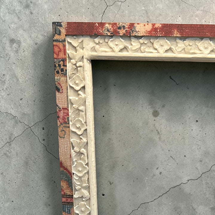 Aamer Wooden Frame Ivory