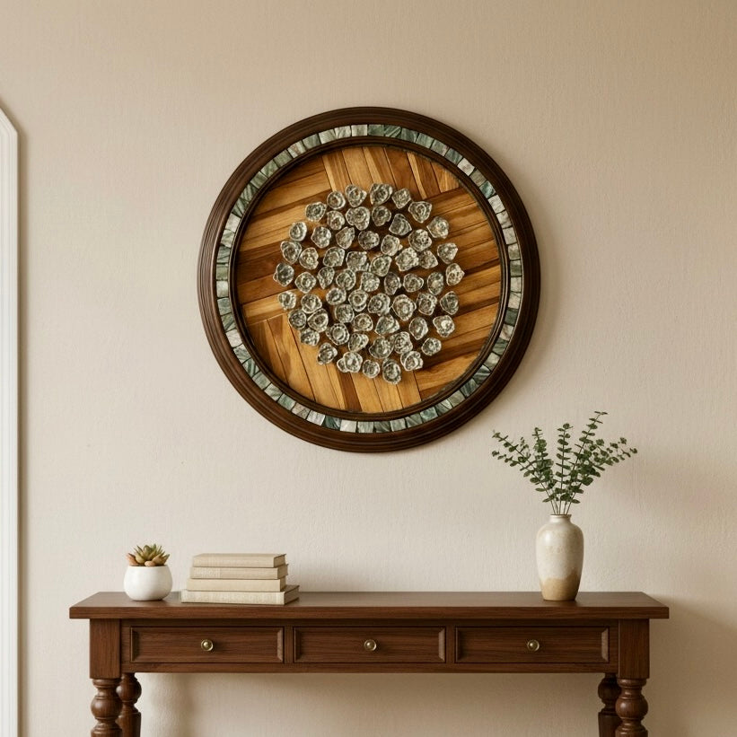 Inaara Rose Burst Wall Art