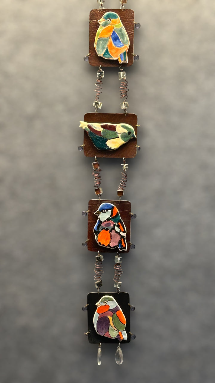 Bird hanging