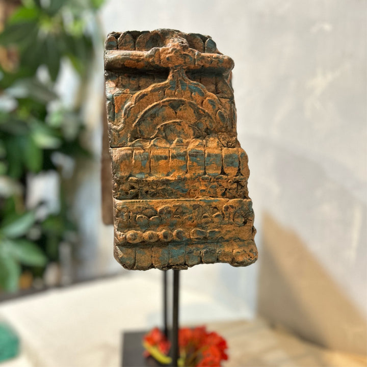 Rajput Wooden sculpture Block 2