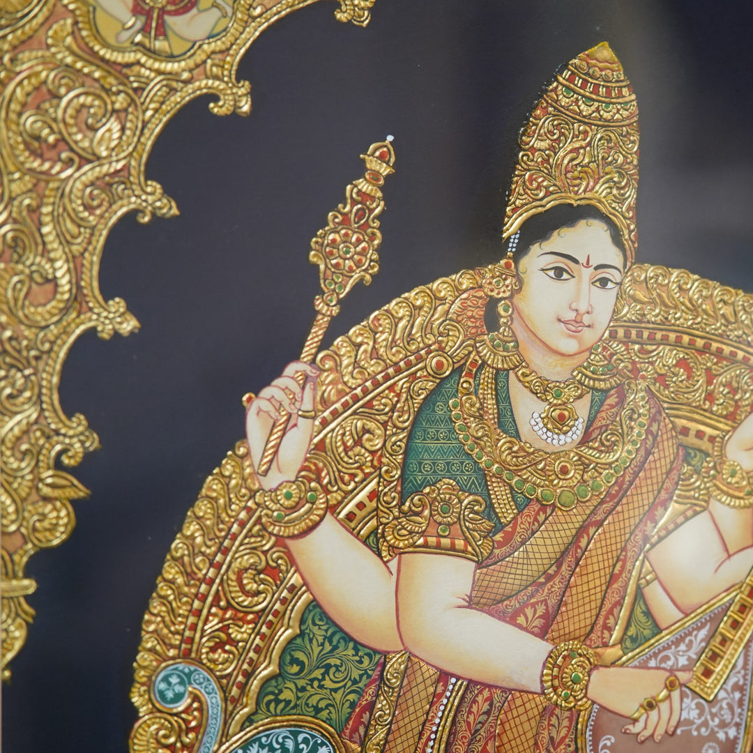 Saraswati  in Mysore Art