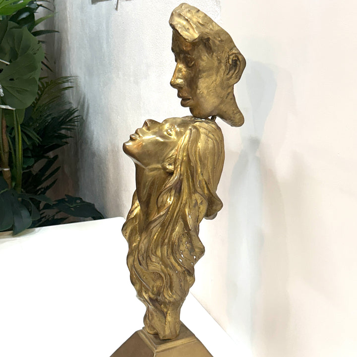 Embrace Brass sculpture