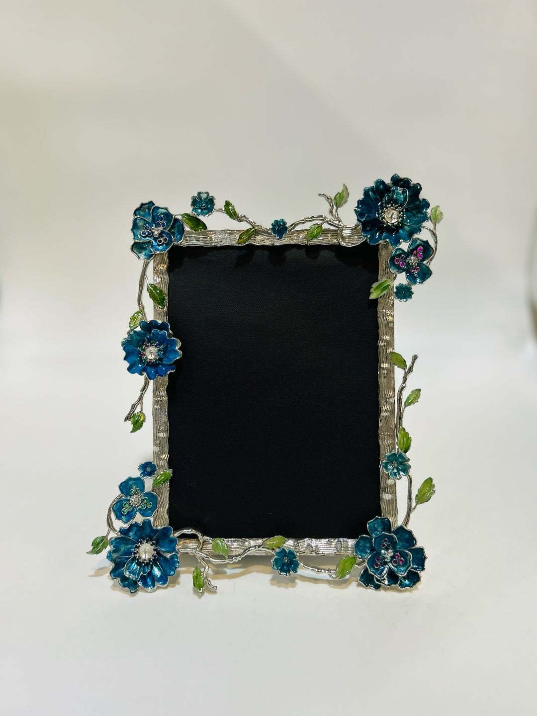 Blue Poppy Metal Frame