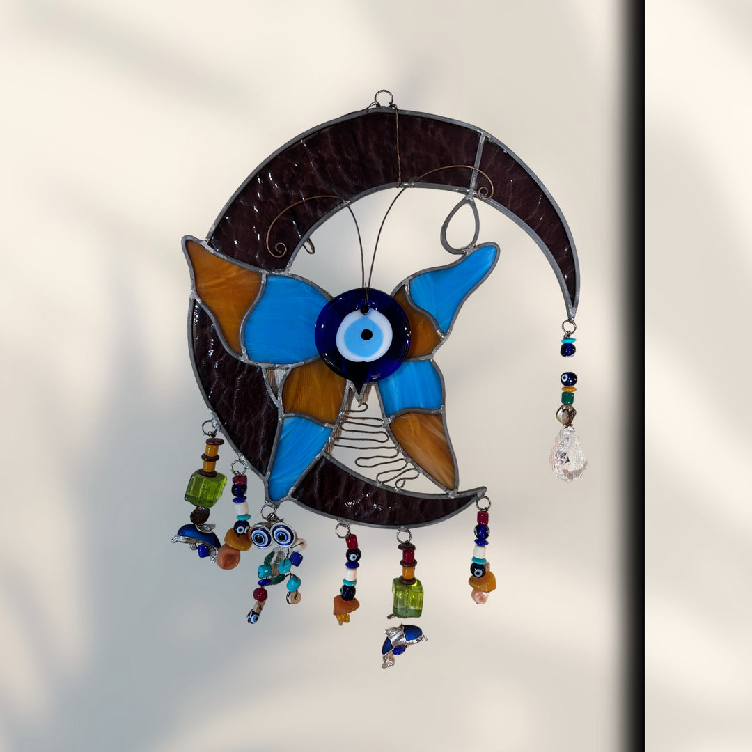 Dream catcher Stained Glass Butterfly