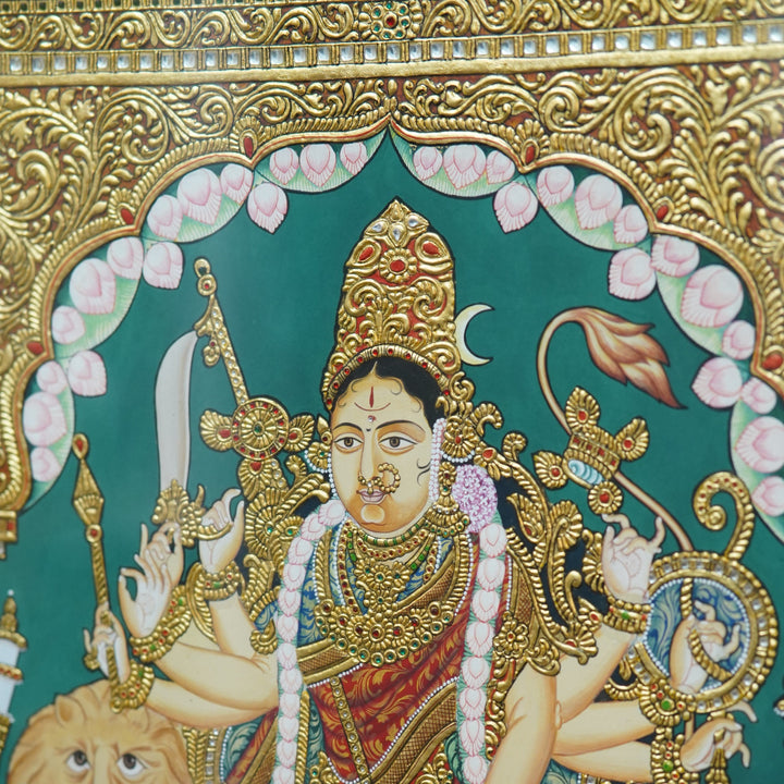 Chamundi Durga in Mysore Style.