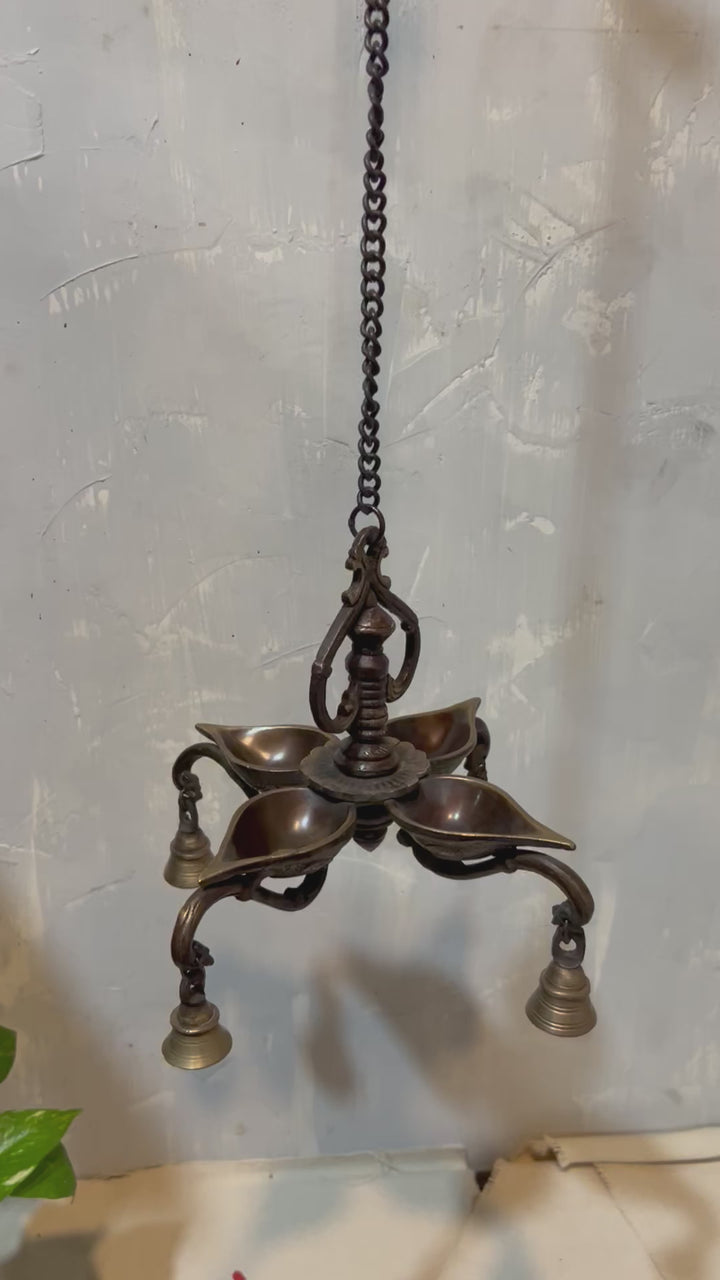 Brass Antique Diya Hanging